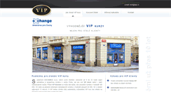 Desktop Screenshot of exchange-vip.cz
