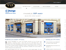Tablet Screenshot of exchange-vip.cz